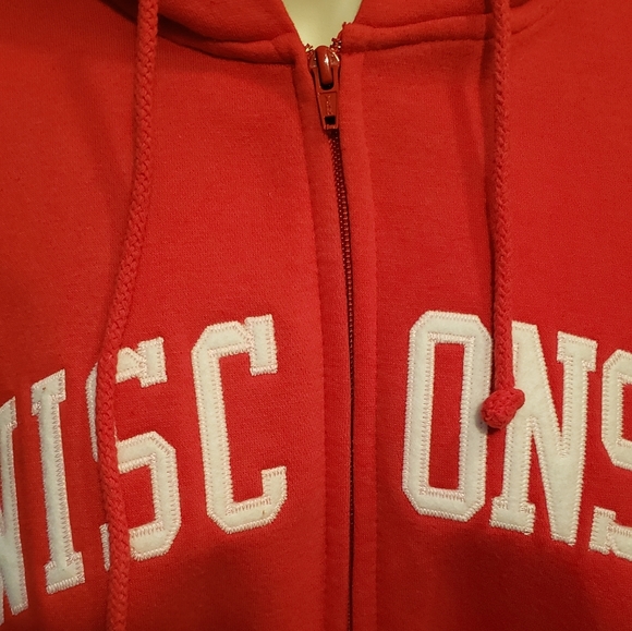 Wisconsin Zip Up Hoodie - Picture 2 of 3